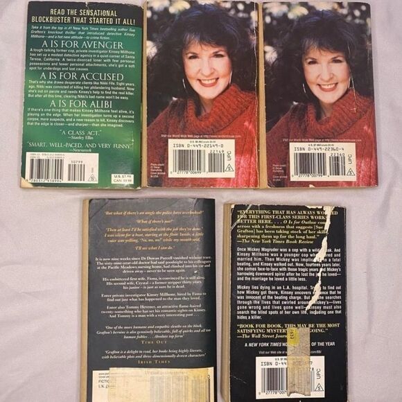 5 Sue Grafton Books - Picture 2 of 7